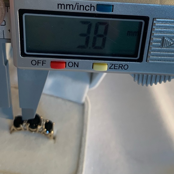 Engagement! Mother's Day! Anniversary! Gorgeous Onyx & Diamond 14K ring 6.5 - Picture 9 of 10